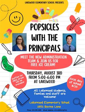 Popsicles with the Principal-Paletas con la Directora
